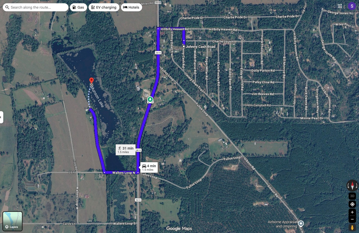 4 min to munson lake