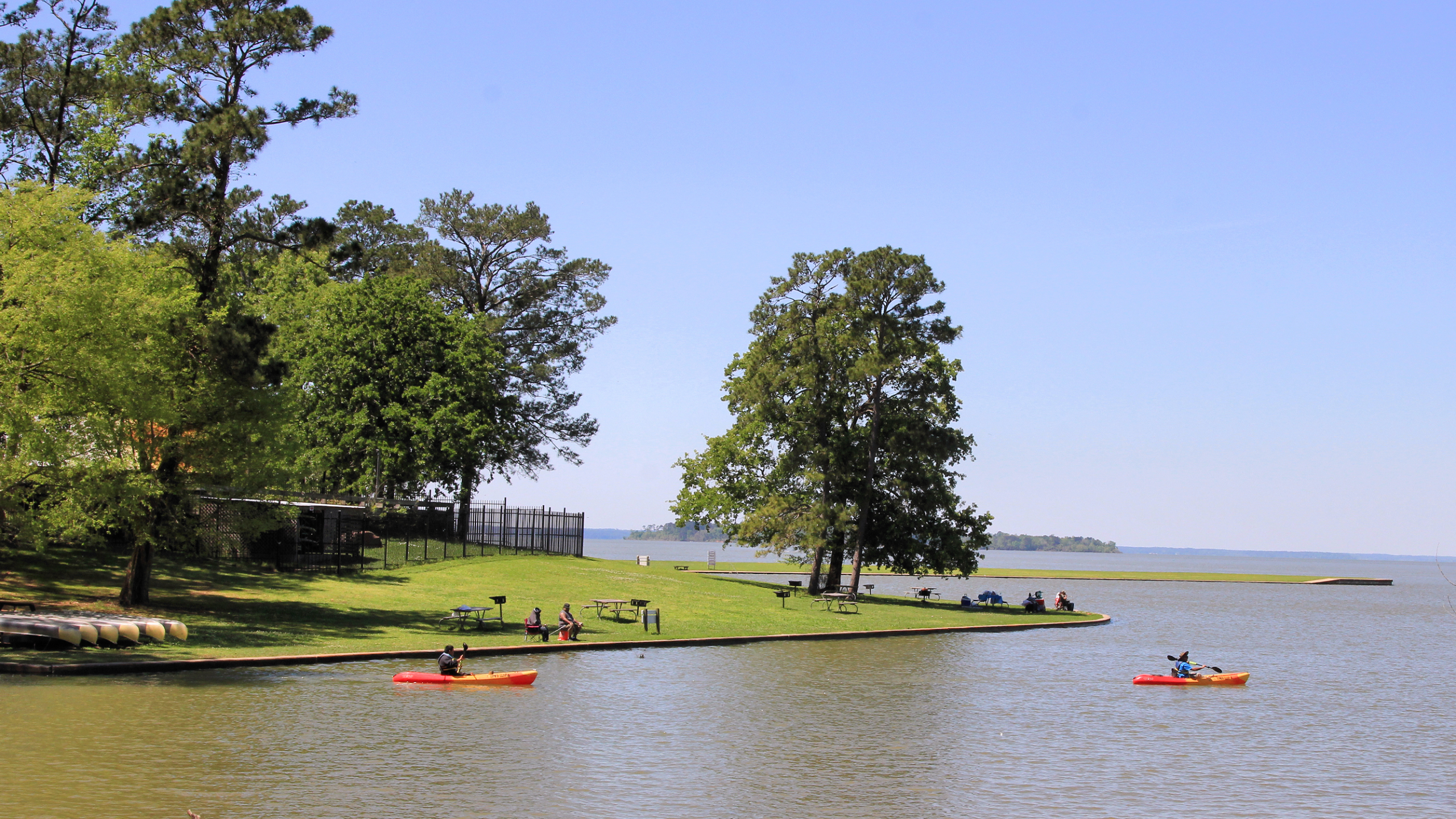 84713 Lake_Livingston_State_Park_Canoeing